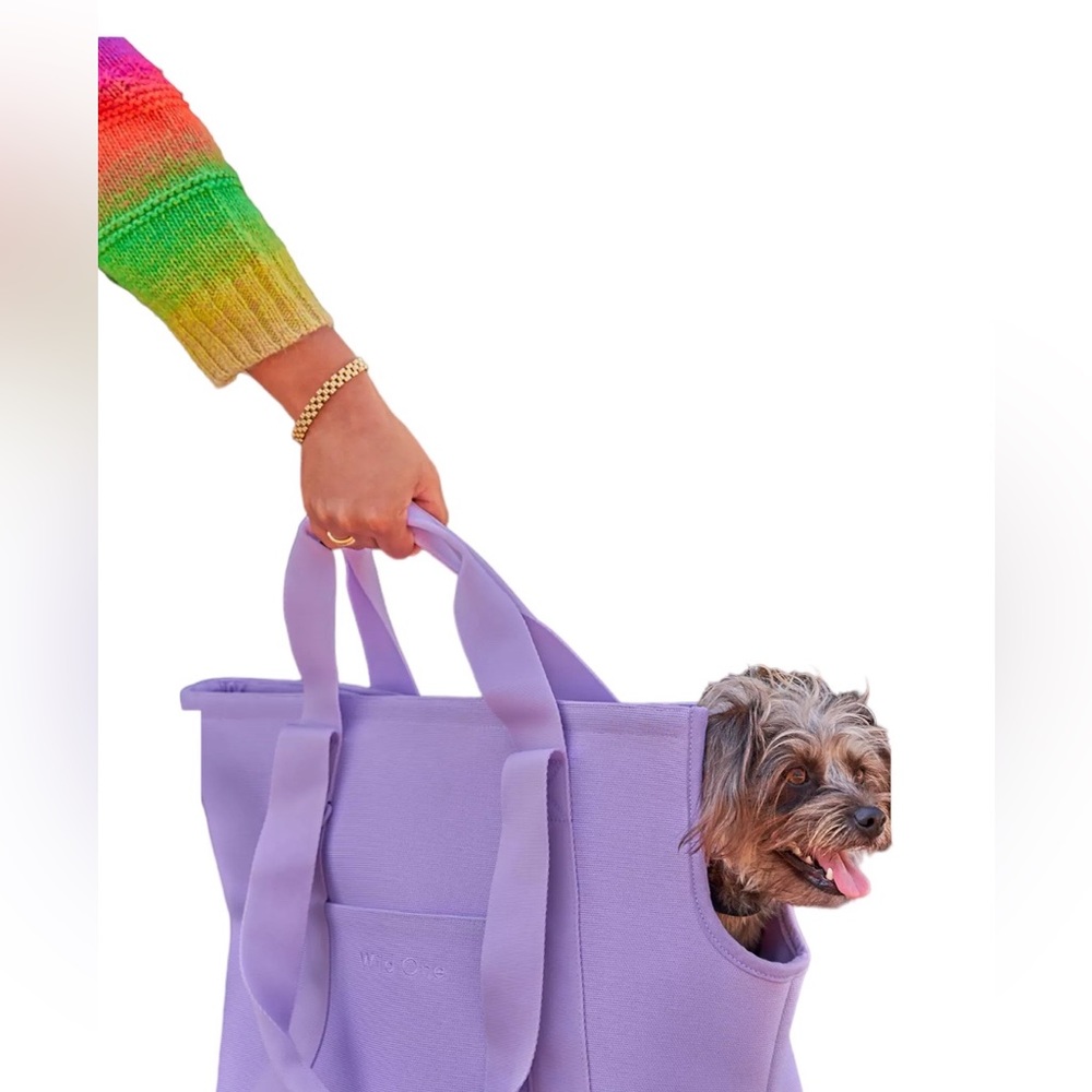 Lavender Dog Carrier Tote